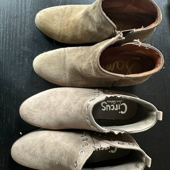 Skin Tone Ankle Emo Boots w/Metal Eyelets Circus by Sam Edelman. Fits like a 5 - Picture 14 of 15